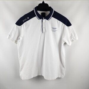 Aston Martin Shirt Mens XXL Multi Hackett V8 Team Motorsport S/S Polo